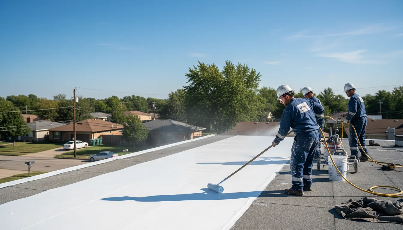 Commercial roof coating in Brush, CO near me